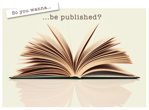 Get Published - image of an open book 