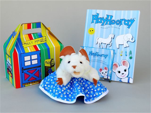 Image of Molly Mouse Puppet, Kit, and Book 
