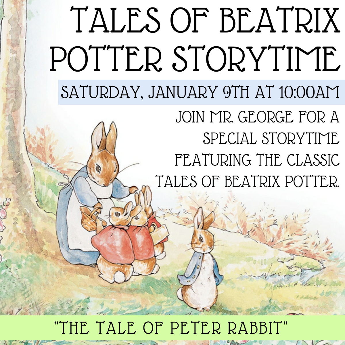 Beatrix Potter Storytime