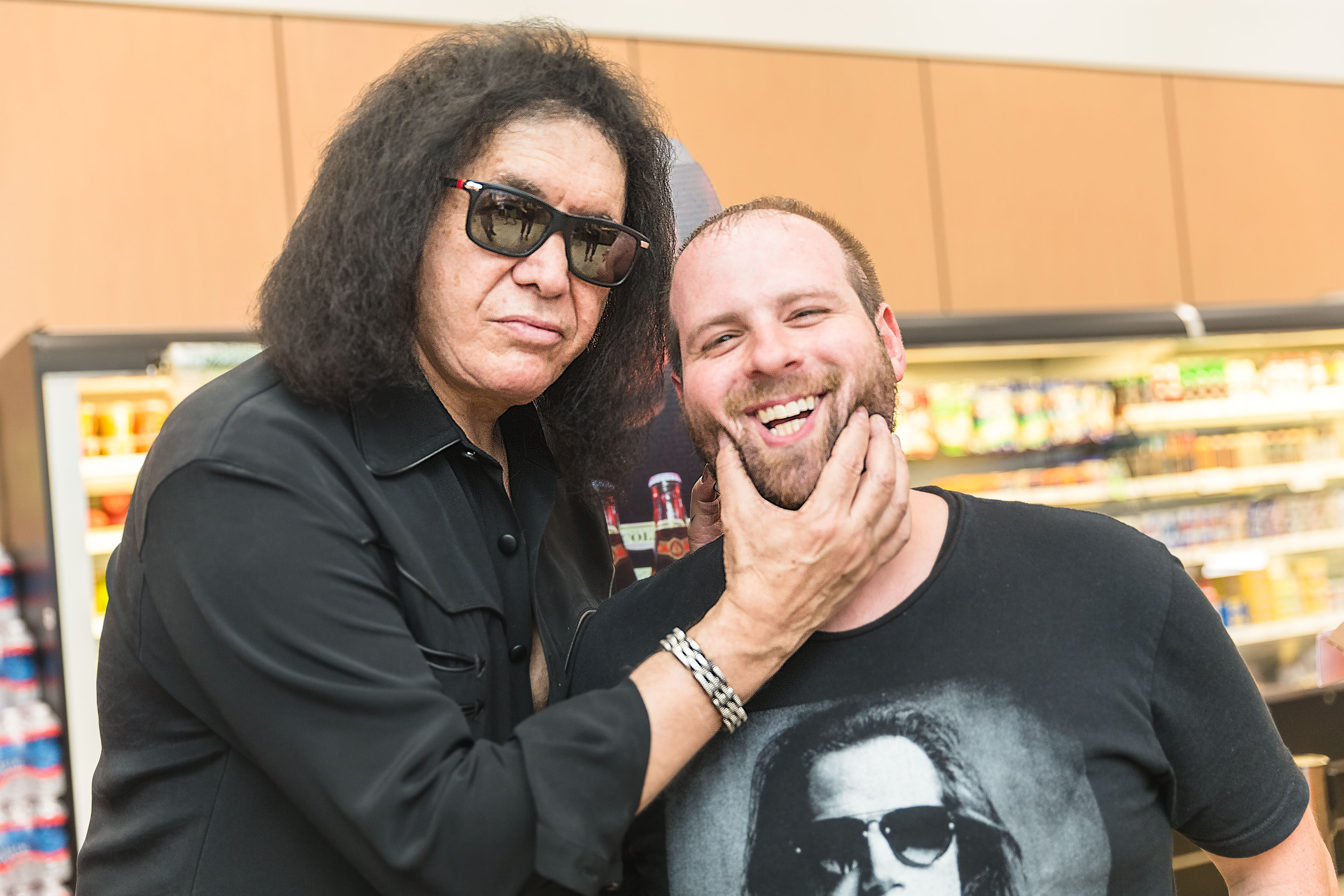 Gene Simmons from KISS with Darren Paltrowitz