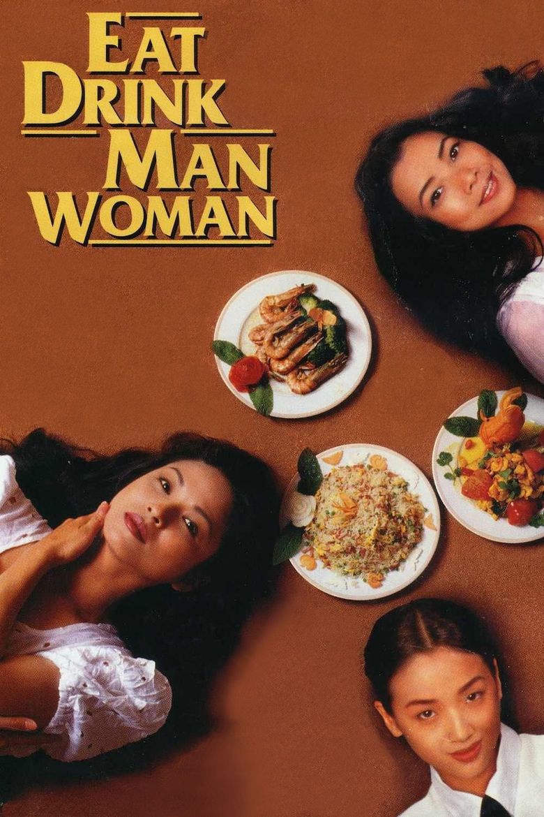 three women of asian heritage with three plates of food look at the camera