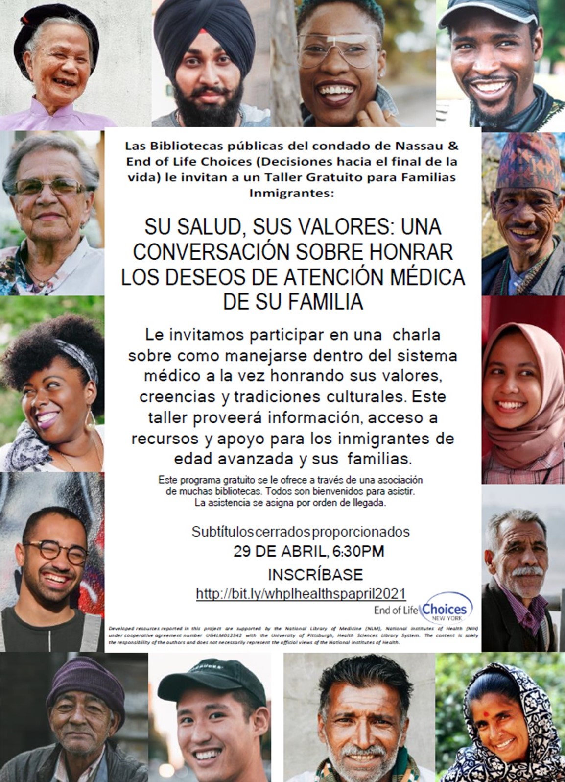 Spanish language flyer for Your Health