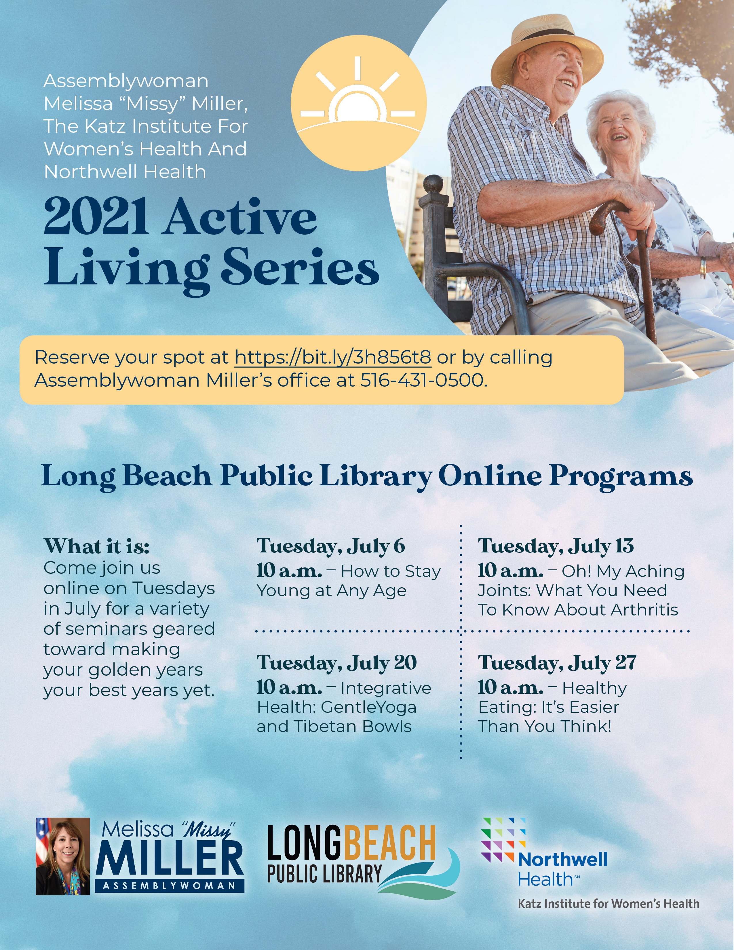 2021 Active Living Series with Long Beach Public Library and Assemblywoman Miller