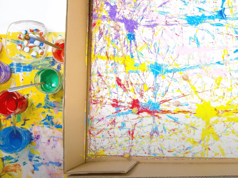 Messy Art - Marble Painting (In Person)