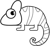 Drawing of Chameleon