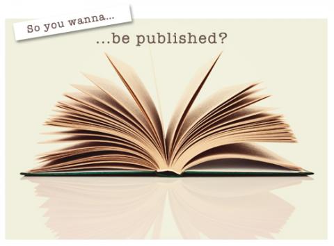 Get Published - image of an open book 