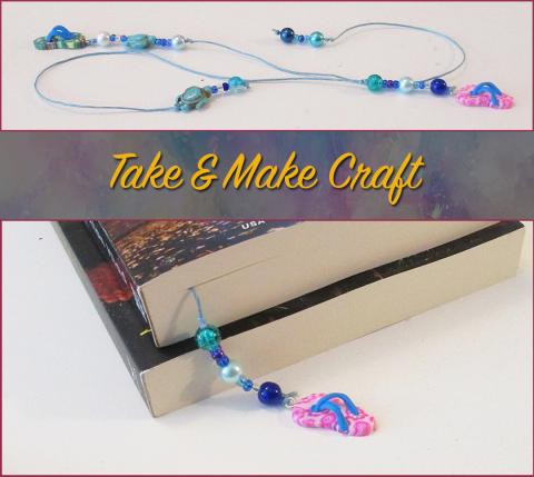 Beachy Beaded Bookmark