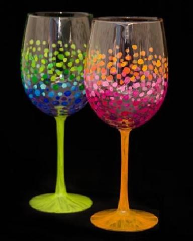 paint wine glasses