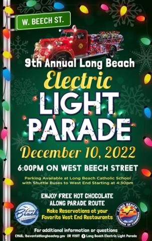 Electric Light Parade Flyer 2022