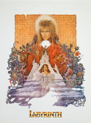 poster with David Bowie 