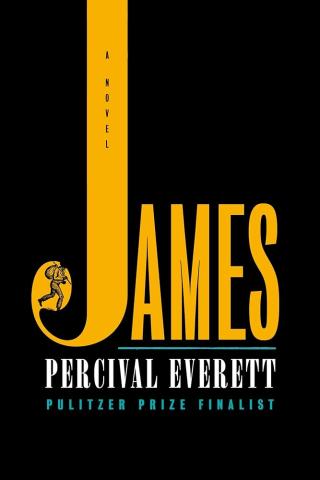 black background with yellow text that says james