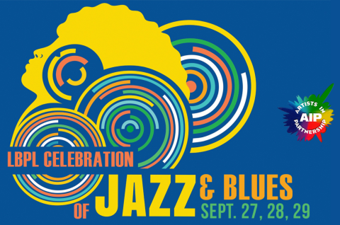 Logo for LBPL Celebration of Jazz & Blues