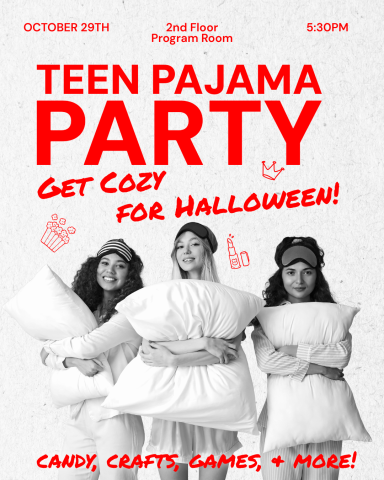 Halloween Pajama party teen night
