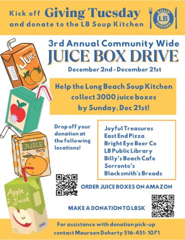 white and yellow background with blue text and images of juice boxes