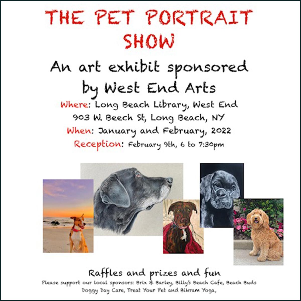 Pet Portrait Show Flyer