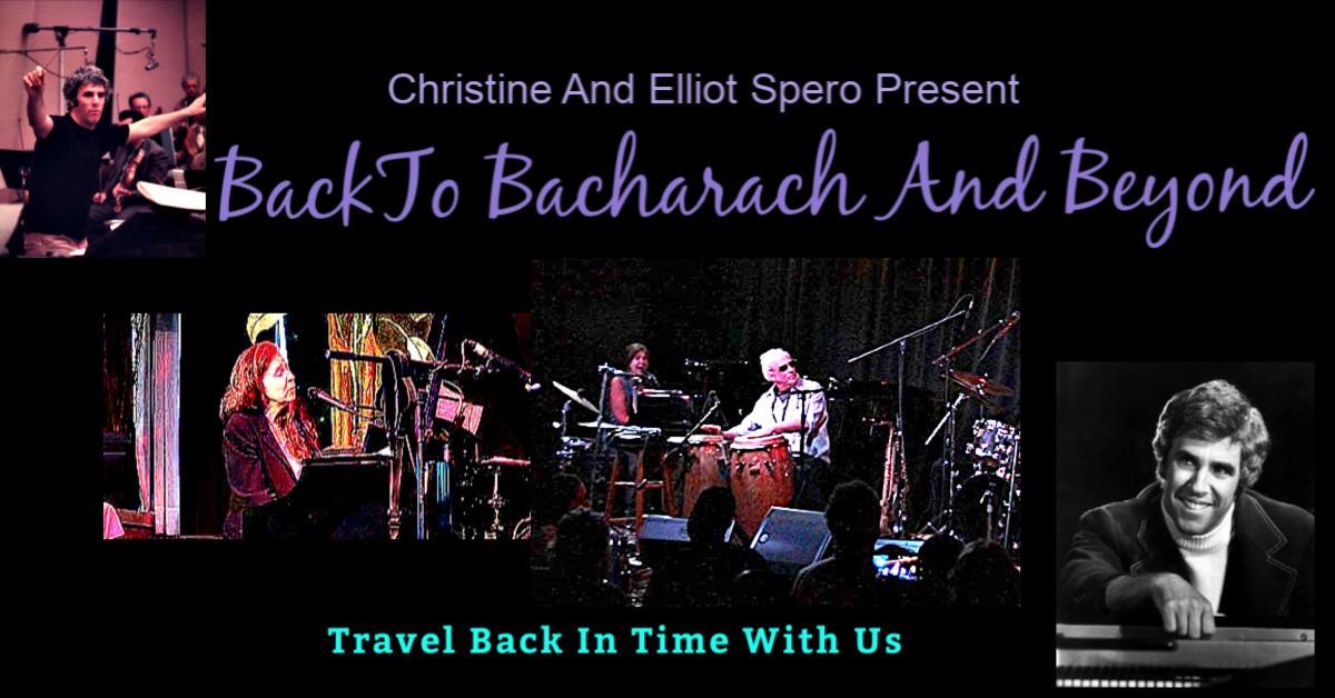 Back to Bacharach and Beyond tour poster featuring pictures of the performers