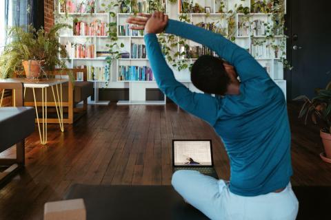 yoga stretch image