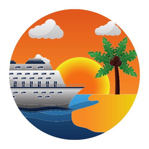 Sunset Cruise Graphic