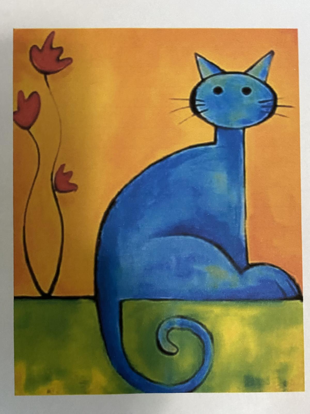 blue cat