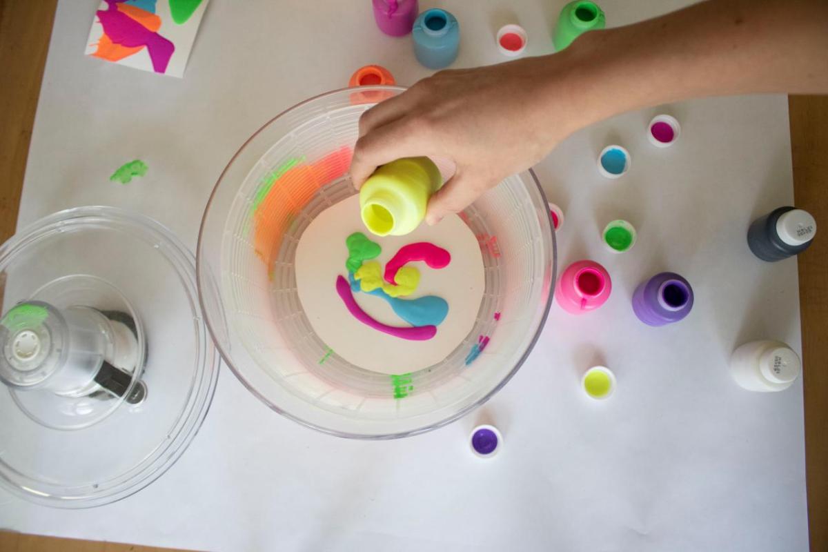 Salad Spinner Art