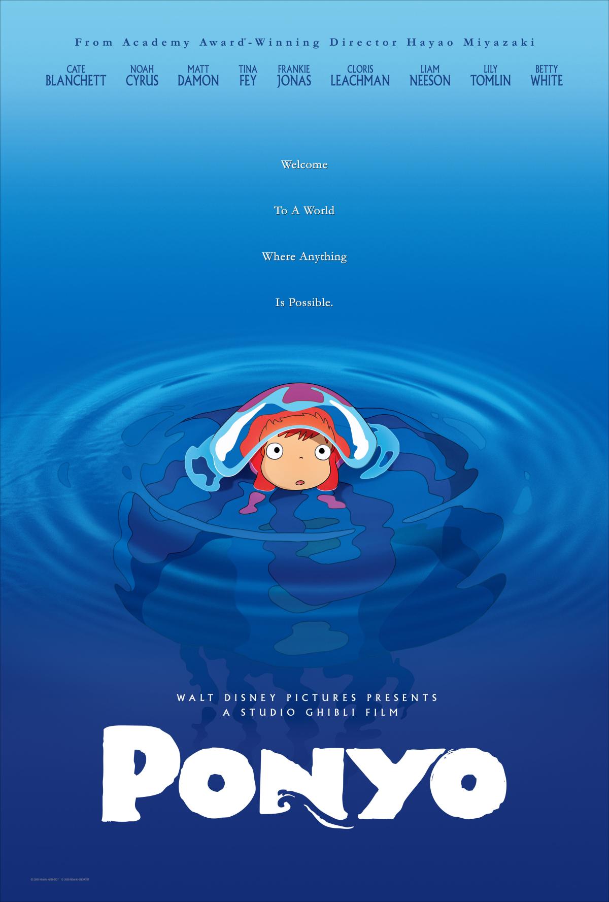 poster for ponyo