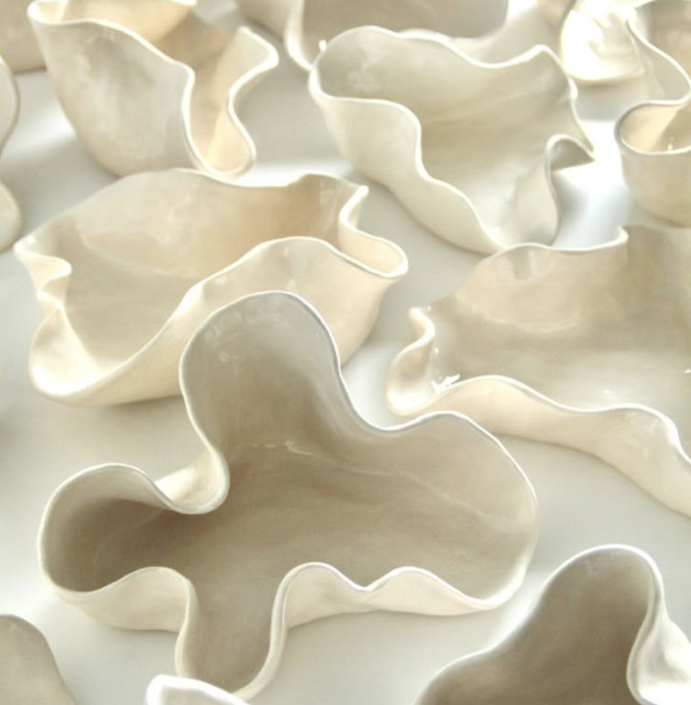 Air-Dry Clay Wavy Trinket Dish