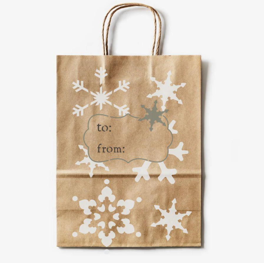 Stenciled Gift Bags